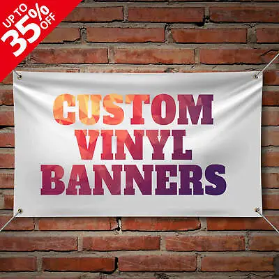 Anley Custom Vinyl Banner - 13oz Heavy Duty Vinyl Sign - Personalized Banner • $27.95