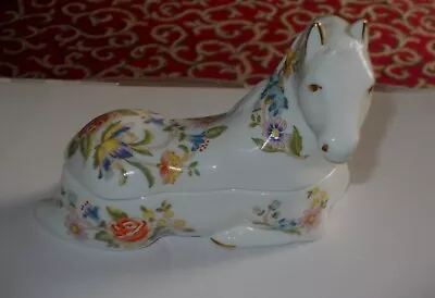 Aynsley COTTAGE GARDEN HORSE TRINKET ORNAMENT • £6.99