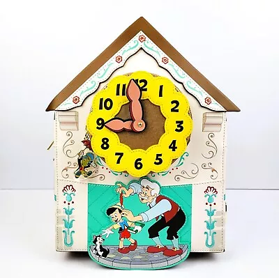 Loungefly Disney Pinocchio Cuckoo Clock Mini Backpack Wondercon Limited Edition • $142.95