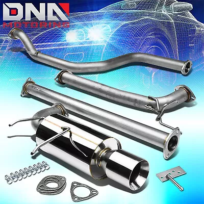 4 Rolled Tip Stainless Steel Exhaust Catback System For Integra Da9 Db B17 B18 • $143.98