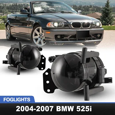 For 2003-2006 BMW E46 3 Series 04-07 BMW E60/E61 5 Series Fog Lights Smoke Lens • $21.99