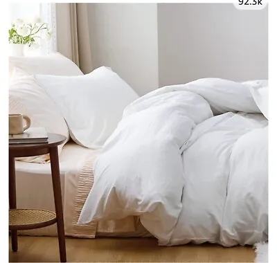 £25.71 • Buy Bedsure White Duvet Cover Queen Size