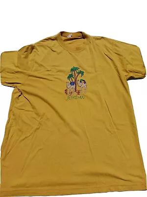 $12.99 • Buy VTG Magic Shirt Mens XL Yellow Jordan Camels Short Sleeve T-Shirt
