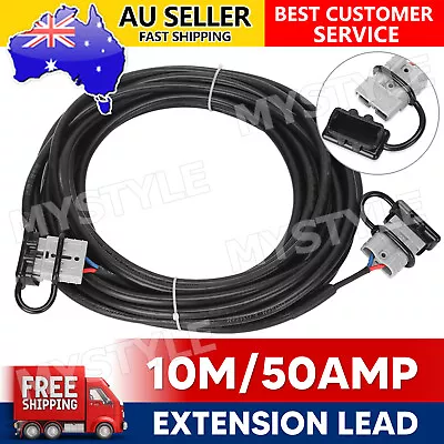 10M 50AMP Extension Lead 6MM Twin Core Automotive Cable For Anderson Style Plug • $29.85