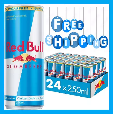 Red Bull Energy Drink Sugar Free 250ml (24 Pack) • $51.99