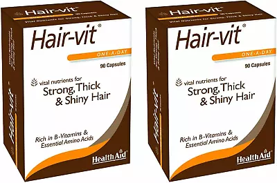 Hair-Vit Pack Of 2 X 90 Capsules (180 Capsules) • £63.08