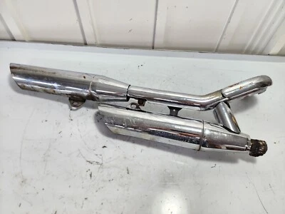 $174.95 • Buy 98-09 Yamaha Xvs650 Vstar 650  Exhaust Pipe Header Mufflers