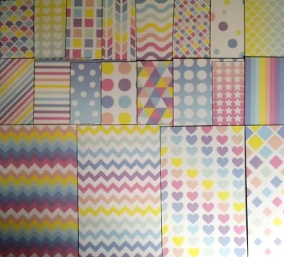 Rainbow Colour Effect Cardstock - A6- 20 Cards-Ideal For Card Making And Die Cut • £3.90