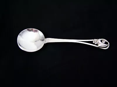 Georg Jensen  Inc.usa  Lp Sterling Condiment Spoon  # 112  La Paglia  Design  • $135