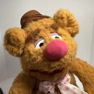 The Muppets Fozzie Plush Bear Stuffed Toy Doll 16 Inches Vintage Rare • $39.98