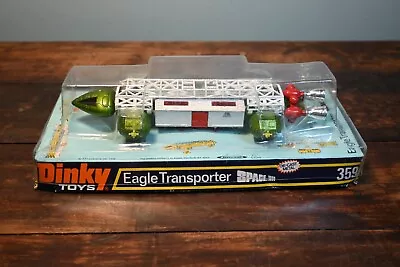 1975 Dinky Toys Space 1999 White & Green Eagle Transporter W/ Original Packaging • $224.99