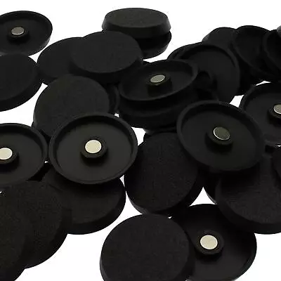 32mm Round Wargaming Plastic Model Bases + Magnet For Warhammer AOS 40K • £22.99