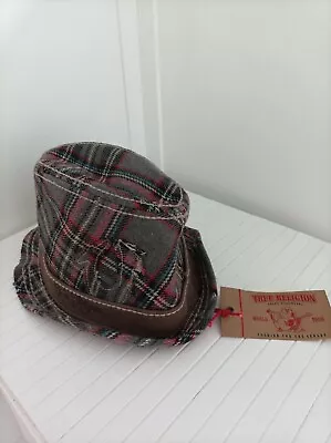 True Religion Tartan Trilby Hat BNWT • £17