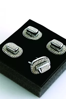 Crystal Door Lock Knob Pins (made With Swarovski) For Mercedes Benz W140 S-class • $115.55