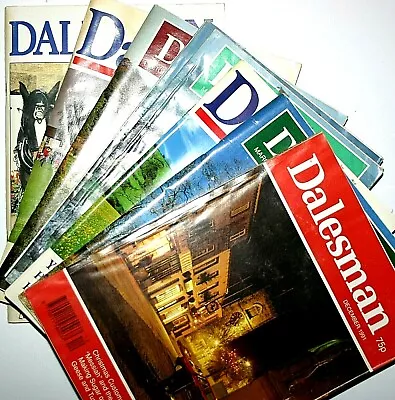 Dalesman Publication Collection Of 8 Various Issues Dated 1991 To 2001 Yorkshire • £7.99