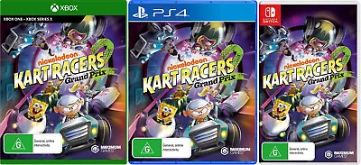 Nickelodeon Kart Racers 2 Grand Prix Kids Race Game PS4 XBOX One Nintendo Switch • $55