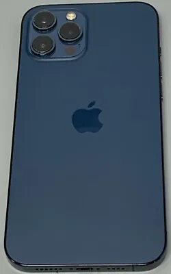 $490 • Buy Apple IPhone 12 Pro Max 128GB Pacific Blue GSM Unlocked Smartphone Fair