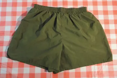 Original Usmc Marine Corp Army Ranger Green Silkies Shorts Large • $23.46