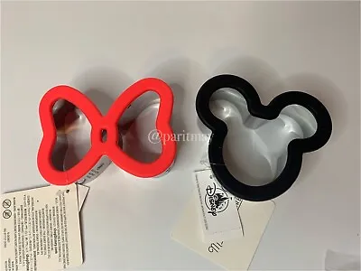 NEW! Disney Parks Mickey Mouse & Minnie Mouse Bow Sandwich Cutter (NEW WITH TAG) • $39.99