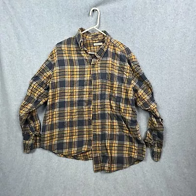 Bass Flannel Shirt Mens XL Yellow • $16