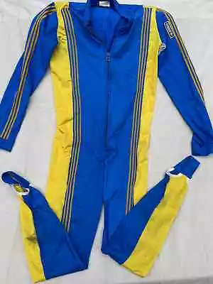 Adidas Vintage 80s Mens Compression Ski Racer Speed Skin Suit Skinsuit Size M • $145.99