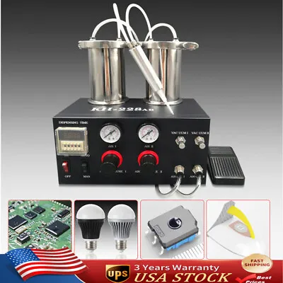 Dispenser Electric AB Glue Epoxy Resin Dispensing Caulk Machine 2 Tank Dispenser • $233.10