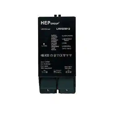 LED Driver 10w 12w 20w 30w 32w 40w 50w 60w.  12v Constant Voltage  DC. HEP. • £19