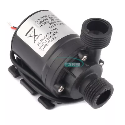 12V/24V DC Circulating Booster Pump Brushless Motor Submersible Water Pump • $12.87