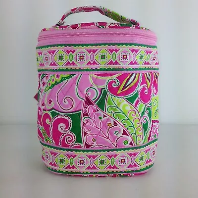 Vera Bradley Cool Keeper Pinwheel Pink Cosmetic Insulated Lunch Bag NEW Retired • $14.98