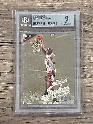 1997-98 Ultra Gold Medallion #23 Michael Jordan Bgs 9 Mint • $299.99