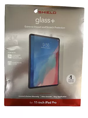 $18.50 • Buy Brand New Zagg Invisible Shield Glass + Shield For IPad Pro 11  Gen. 1 & 2.