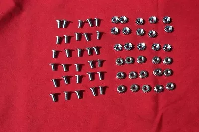 1959 1960 1961 1962 1963 Buick Ford Grille Rivets 10-24 3/8  & KEPS Nuts (60 Pc) • $18.75