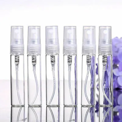 2/3/5ml Clear Plastic Spray Bottle Perfume Atomiser Travel Refillable Sample UK • £4.59