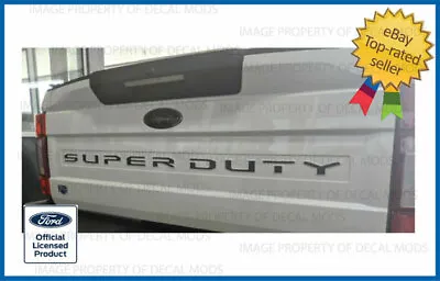 20-22 Ford F250 Super Duty TAILGATE Letters Insert Decals Stickers Inlays Truck • $15.17