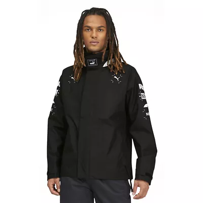 Puma Nemen Racing Shell X Jacket Mens Black Coats Jackets Outerwear 530449-01 • $89.99