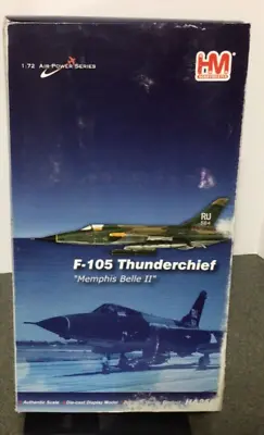 NIB Hobby Master Air Power 1/72 F-105D Thunderchief USAF Memphis Belle II HA2503 • $190