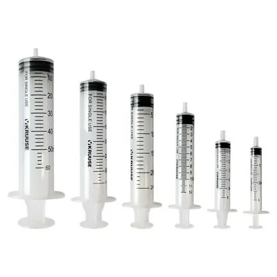 Disposable Syringe Sterile Veterinary Hand Rearing Dog Pet Animal Cattle Sheep • £1.79