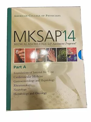 MKSAP 14 A Medical Knowledge Self Assessment Program Part A (7 Paperbacks) Box • $160