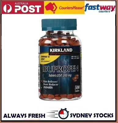 $42.95 • Buy Kirkland IBUPROFEN 500 Tabs 200mg Pain Reliever Nurofen Generic