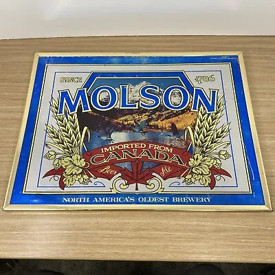 MOLSON Beer Ale Sign Wall 1786 Geese Foil Mancave Bar 16x12” • $19.99