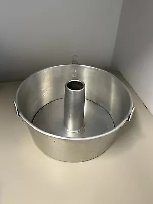 Mirro Aluminum 10  Angel Food Round Cake Bundt Pan With Insert & Legs  #5394 M • $5.99