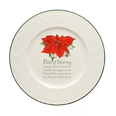 Mikasa Italian Countryside 12 1/2  Serving Chop Plate Charger Sharing Poinsettia • $32