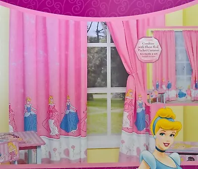 £44.35 • Buy ~ Disney Princess - BED ROOM READY TO HANG CURTAINS WINDOW BLINDS