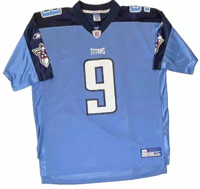 VTG 2000s Steve McNair Tennessee Titans NFL Reebok Football Jersey Mesh Mens XL • $21