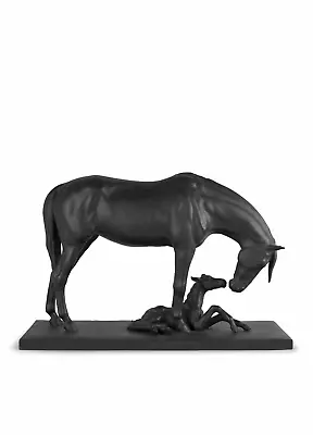 New Lladro Mare And Foal Figurine #12560 Brand Nib Beautiful Mother Save$ F/sh • $1179.98