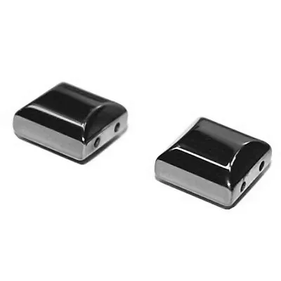Magnetic Hematite Square Stone Jewelry Beads 2 Hole Spacer Bead 10mm 15 Pcs Ms5 • $11.99