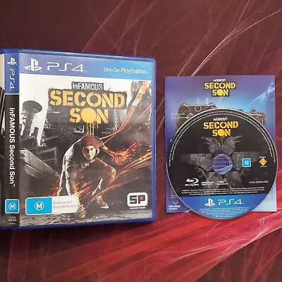 InFAMOUS: Second Son (2014) | Region Free | Sony PlayStation 4 | PS4 • $11.98