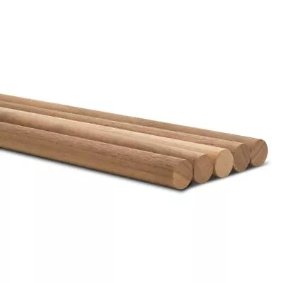 Walnut Wooden Dowel Rod 3/4 Inch X 36 Pack Of 1 Wooden Craft Sticks For Craft... • $43.32