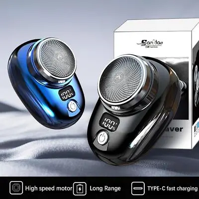 Portable Electric Razor Mini-Shave For Men USB Rechargeable Shaver  Travel Home • $4.15