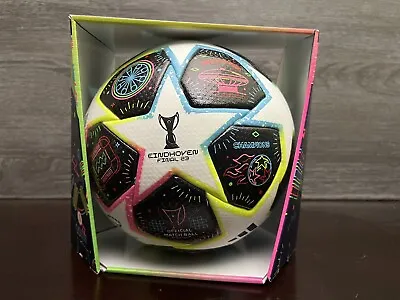 Adidas UEFA Champions League Official Ball Size 5 White Multicolor HS1942 NEW • $89.99